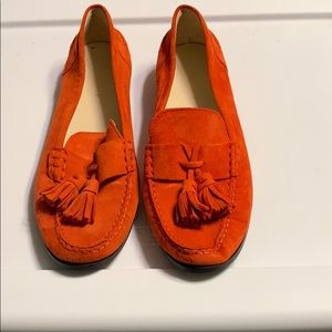 Cole Haan suede loafers, size 8